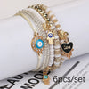 Adjustable woven rope bracelet