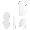 Stainless steel gua sha board large heart-shaped face scraping firming lifting massage board multifunction heart-shaped fascia knife