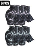 6PACK Solid-color High-waisted Three-inch Shorts