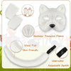 Wolf Ears Head Button Mask