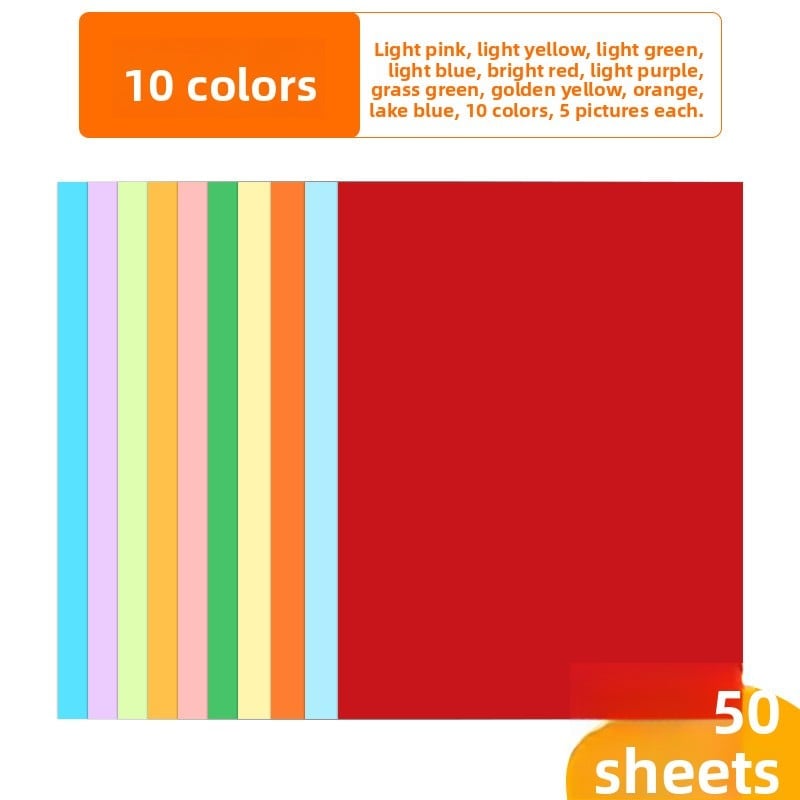 Handmade colored cardstock