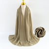 Elegant Pearl Chiffon Scarf for Women