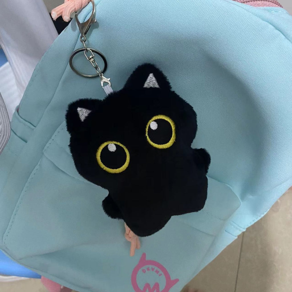 Black Cat Doll Plush Doll Pendant Cute Cat Baby Bag Pendant Couple Gift