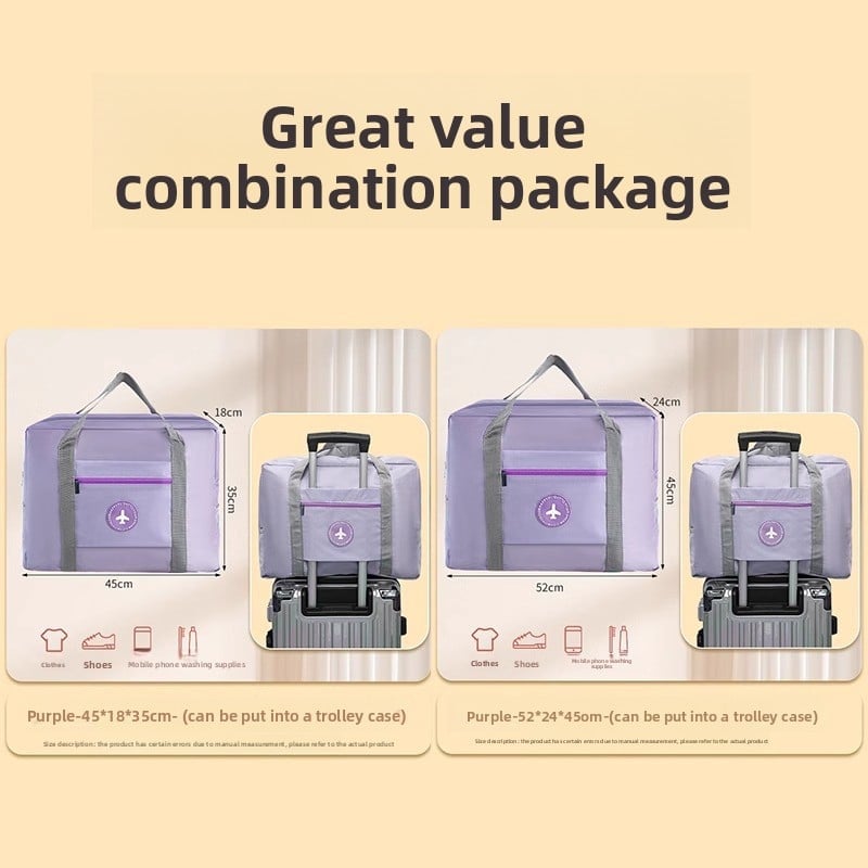 Large-capacity portable short-distance boarding travel bag