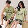 Outdoor Wear Loose Short-sleeved Shorts Couple Pajamas