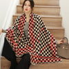 National Style Elegant Cashmere Scarf Double-sided Dual-use Jacquard Shawl