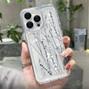 A phone case with a screen full of flowers