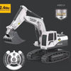 children's remote control excavator engineering vehicle alloy digging dump truck bulldozer toys