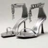 French Rhinestone High Heels