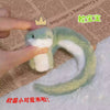 Cute Little Snake Doll Plush Toy Cloth Doll Green Snake Doll Sofa Living Room Decoration