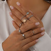 Joint ring with exaggerated opening set ring