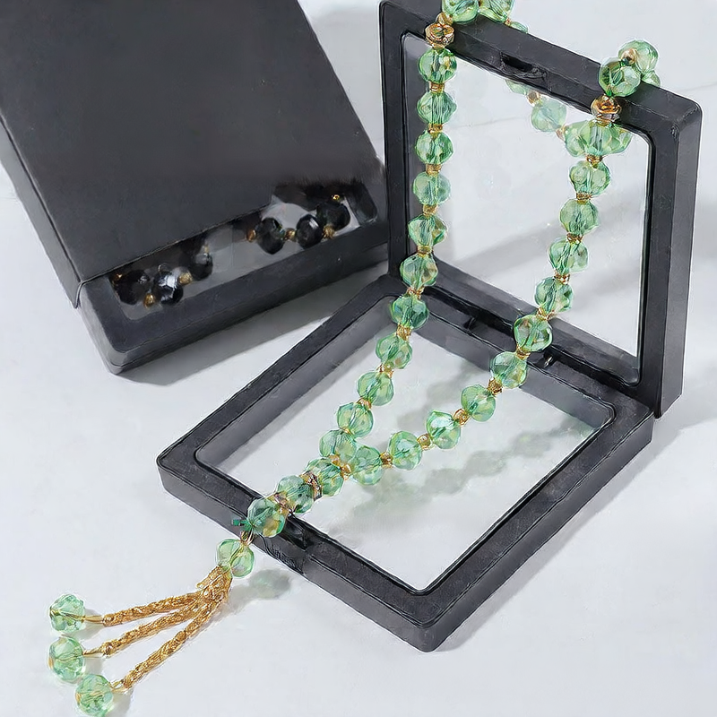 33 crystal beaded beads