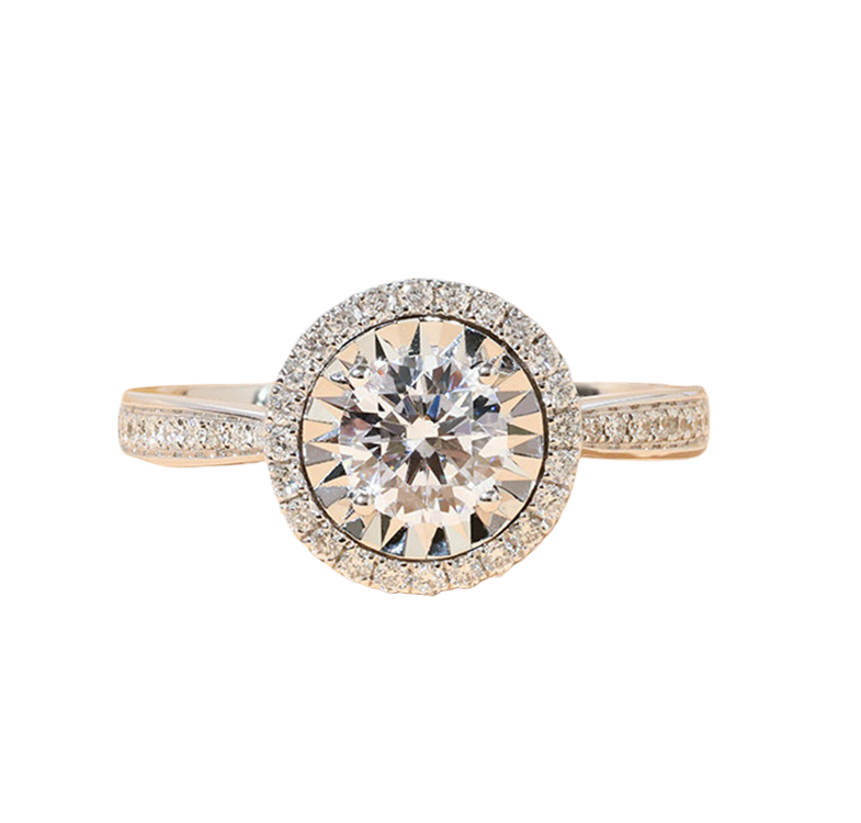 Semi-morganite ring