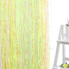 Candy-colored rain curtain party decoration