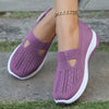 Large-size casual comfortable women's leather shoes