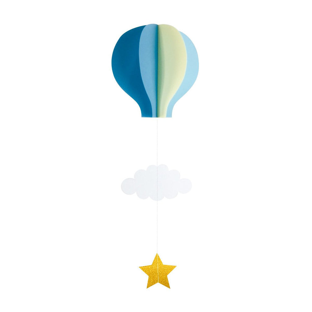 Wedding holiday birthday party decoration supplies three-dimensional hanging ornaments love hot air balloon cloud window pendant