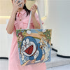 Canvas shoulder bag, simple tote bag for tutoring/study