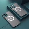 Apple magnetic matte phone case