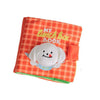 Dog pet toy sound fabric book