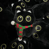 Cute Squeaking Black Cat Plush Doll Keychain Pendant
