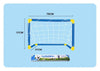 Kidsren's Plastic Football Goal Indoor and Outdoor Sports Toys Large Two-In-One Simple Portable Football Goal