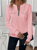 Short Women's Clothing With Zipper Sweater Long Sleeve