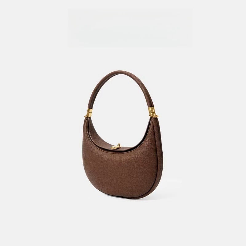 Single-shoulder armpit crescent-shaped bag