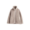 Fashion Loose Anti-cashmere Personality Casual Zip Coat
