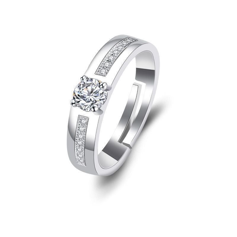 Adjustable diamond ring