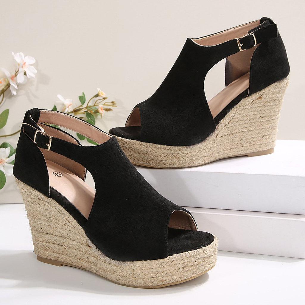 High-heeled fish-mouth sandals for women