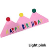 INS New Felt Crown Letter Birthday Hat for Kids Party