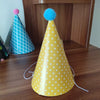 Children's birthday party polka dot pompom party hat crown hat set baby one year old full moon photo props