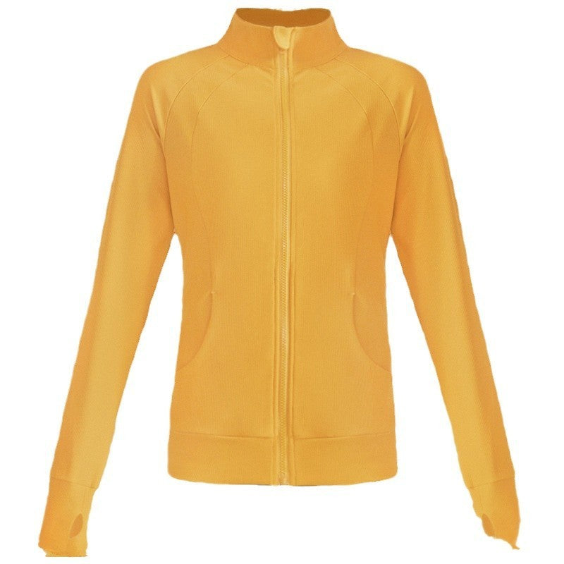 Women's Autumn Plump Girls Running Fitness Plus Size Yoga Jacket