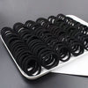 Tie hair with hair ties