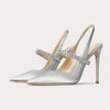 One-string wrap-around head-toe sandals