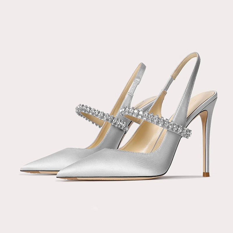 One-string wrap-around head-toe sandals