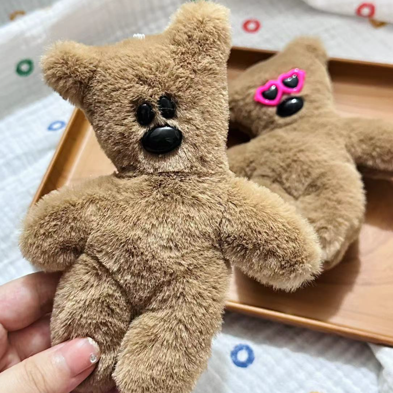 Cute little bear plush toy accessories