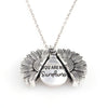 Engraved pendant necklace