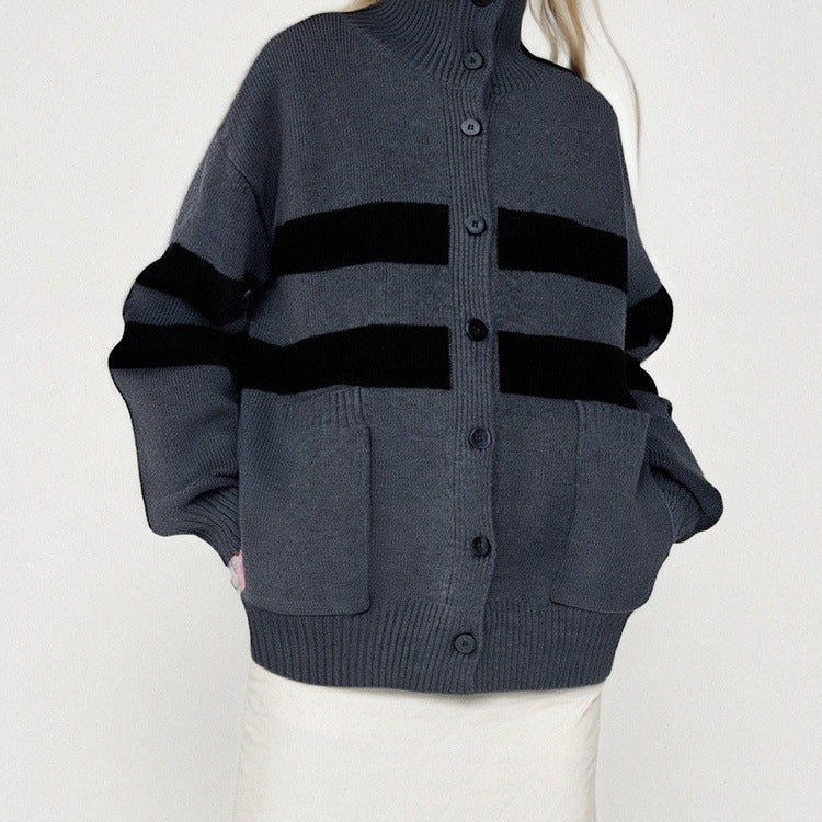 Fashion New Loose Knitted Cardigan Women