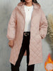 Elegant Hooded Zipper Cotton Jacket For Women