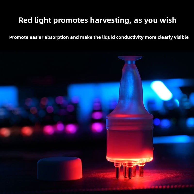 Electric model head massage essential oil liquid-guiding comb