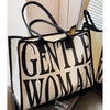 Women's printed canvas bag
