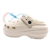 Thick-soled height-increasing clogs for women and men