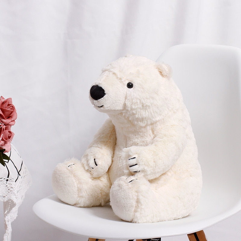 Polar Bear Plush Toys Cute Bear Cuddle Doll Mascot Big Dolls