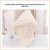 Women's Quick-dry Coral Velvet Hair Drying Hat with Wavy Pattern