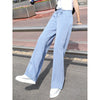 Women's Casual Pants Drawstring Elastic Waist Pants Flowy Wide Leg Trousers With Pockets