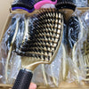 Oversize Curved Bristle Massage Hair Comb for Women High Volume Styling