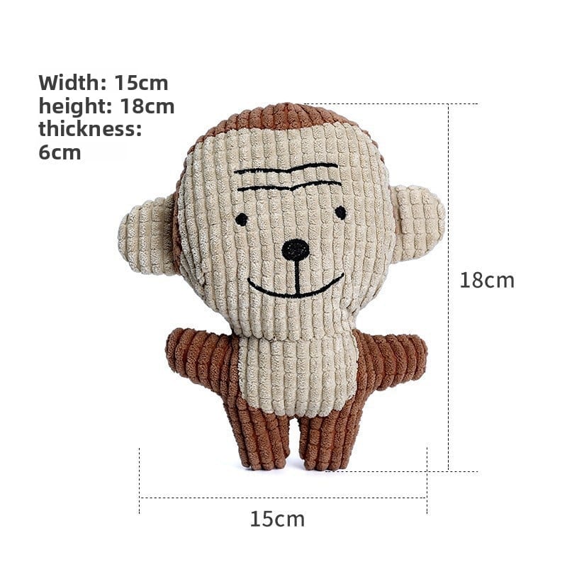 Plush Bite-Resistant Sound Pet Toys for Dogs and Cats