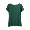 Women's 'LUCKY' Letter Print T-Shirt - Casual Crew Neck Short Sleeve Tee, Soft Summer Top