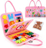 Montessori Felt Busy Board for Kids - Early Educational DIY Activity Toy
